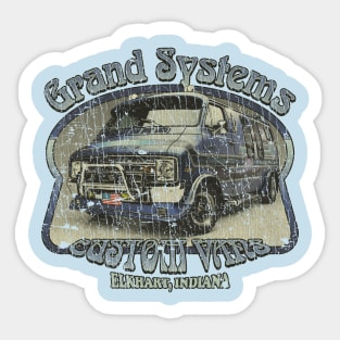 Grand Systems Blue Diamond 1977 Sticker